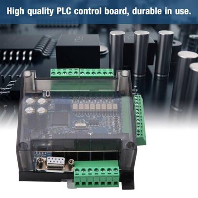 FX3U 14MR 6AD 2DA RS485 8 input 6 relay output 6 analog input 2 analog (0-10V) output plc controller