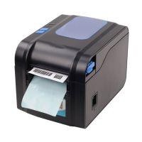 ☽☒ Thermal Sticker Label Printer ​With Peeling Function 1D 2D QR Code Barcode Print Support 20-80mm Width XP-370B