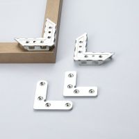 Stainless Steel Angle Corner Code Triangle Brackets Stand Fasteners Protector Furniture Corner Buckle Fastener Hardware Parts