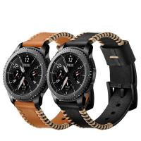 22มิลลิเมตรหนังสายสำหรับ Galaxy Watch 3นาฬิกา S3เกียร์3/เส้นคู่ GT3กำไลข้อมือสำหรับ Amazfit Gtr/stratos