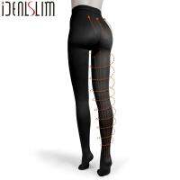 IDEALSLIM ถุงน่องแบบปิดปลายเท้าสำหรับผู้หญิงถุงน่องรัดรูป J50