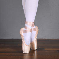 Pointe รองเท้าบัลเล่ต์ขนาด34-42เด็กและผู้ใหญ่ Red Ballet Pointe รองเท้าเต้นรำ Professional Dance รองเท้าริบบิ้นรองเท้า Woman