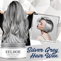 30ml EELHOE Temporary Hair Color Wax Gray Haircolor Dye Lasting Wax Washable Hair Dyeing Disposable Long Hair Natural H1G4