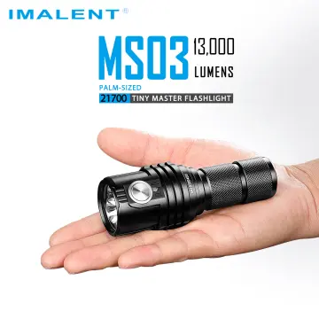 IMALENT MS18 Brightest Flashlight 100,000 Lumens, LED Flashlight 18pcs Cree  XHP70.2 LEDs, Rechargeable Powerful Torch Long Throw Up to 1350 Meters