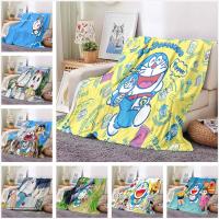 Jingle Cat Doraemon Cartoon Cute Blanket Sofa Office Nap Air Conditioning Flannel Soft Warm Keep Can Be Customized 66