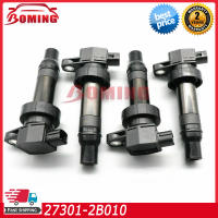 ชุดคอยล์จุดระเบิดประสิทธิภาพสูงสำหรับ Hyundai Accent I20 I30 Elantra Kia SOUL Rio 1.6L 2.0L 27301-2B010