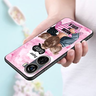 Mobile Case For ZTE Blade Axon 4 lite Back Phone Cover Protective Soft Silicone Black Tpu Cat Tiger