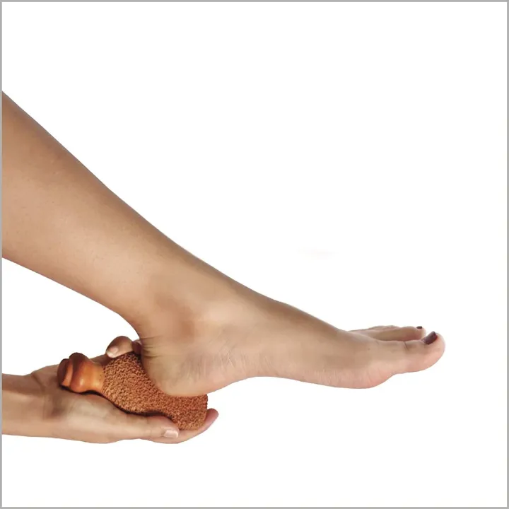 2Sided Foot Scrubber & Clay Body Loofah Bundle , Foot File to