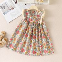 Girls Dress New Summer Cotton Children Clothing Sleeveless Toddler Princess Kids Dresses For Girls Clothes Ethnic Style Dress  by Hs2023