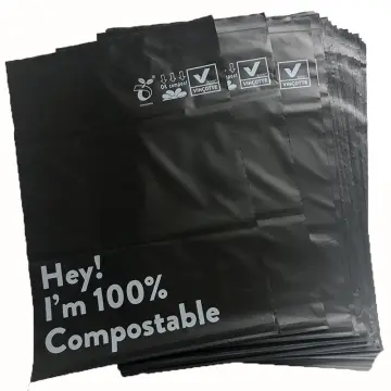 10 x 14 Compostable Poly Bags  PURE Labels