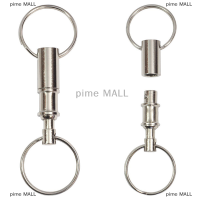 pime MALL พวงกุญแจแบบถอดแยกชิ้นส่วนได้พวงกุญแจแบบแหวนคู่ใหม่