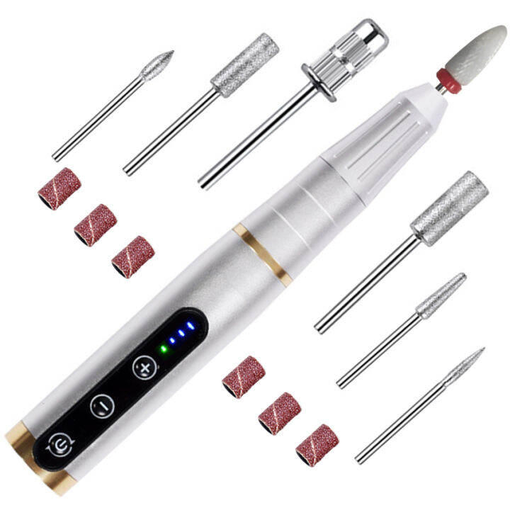 titleElectric Nail Cutter Wireless, 8 in 1 Electric Nail File Pedicure