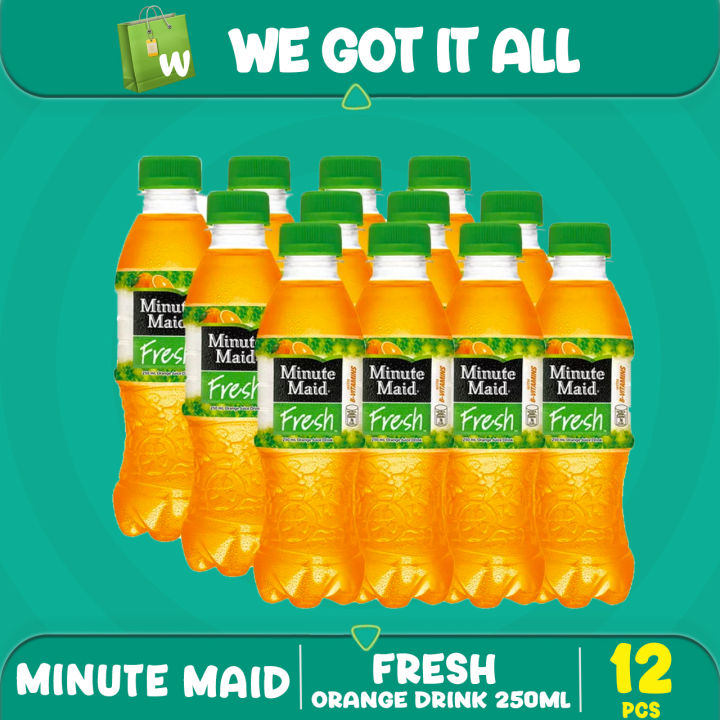 Minute Maid Fresh Juice Orange 250ml X 12pcs Lazada Ph 