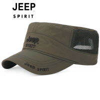 JEEP SPIRIT หมวกแก๊ปผู้ชาย,หมวกตาข่ายแห้งเร็วระบายอากาศได้ดีใช้กลางแจ้งในฤดูร้อน