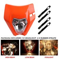 ⊕♈◎ Motorcycle For 2017 18 KTM Headligt EXC XCF SX F SMR Enduro Dirt Bike Motocross Supermoto Headlight Headlamp Universal