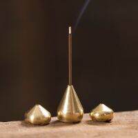 1Pcs High Quality Brass Incense Burner Holder for Incense Stick Coil Bottle Gourd Shaped Copper Incense Holder Incense Plate