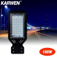 ไฟถนน LED 100W กันน้ำ IP65ไฟ LED อัตโนมัติ220ไฟ Vwall ไฟสปอตไลท์นอกอาคารสวนถนนสปอตไลท์ทางเดิน