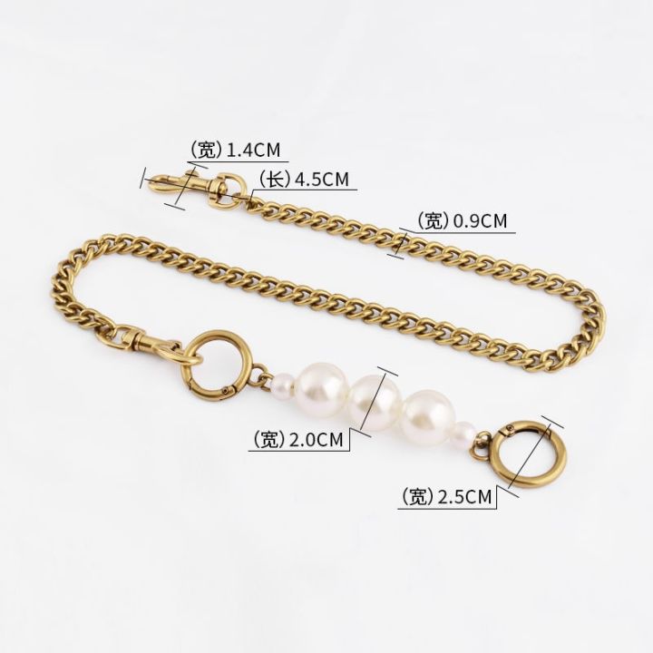 suitable-for-coach-mahjong-bag-chain-accessories-pearl-extension-chain-swinger-chain-single-buy-messenger-armpit-tabby-bag-with-shoulder-strap