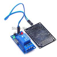 1pcs 5V 12V Raindrops Controller Module Rain Sensor Relay Module For Arduino Foliar Moisture M35 Monitor Weather