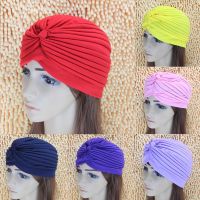 【health】 Women Adjustable Swimming Cap Swim Pool Bathing Hat Protect Long Hair Ears Turban Pleated Fabric Headwear Yoga Caps Multi Colors