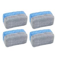 Car Wash Sponge Microfiber 4Pcs Washing Pad For Auto Detailing Auto Cleaning Supplies For SUV RV Mini Van Truck Sports Car elegant