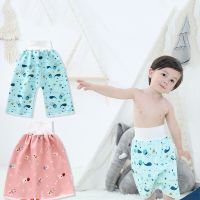 Baby Waterproof Diaper Skirt Cotton High Waist Leak-proof Urine Absorbent Training Pants Infant Prevent Leakage Mat Diaper Cloth Diapers