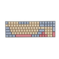 YMDK Marshmallow Dye Sub 132คีย์ ZDA โปรไฟล์ PBT Keycap คล้ายกับ XDA สำหรับแป้นพิมพ์ MX 104 87 61 Melody 96 KBD75 ID80 GK64 68