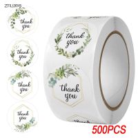 thank you sticker for business Gift Packaging Seal Label Seal wedding Labels Round Floral Multi Scrapbooking Stationery Stickers Stickers Labels