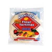 ขนมอร่อย เคี้ยวเพลิน? (x1) แป้งตอติญา Danitas flour tortillas 9"?