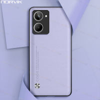 NORVIK น่ารักหนังหรูหราเคสโทรศัพท์สีม่วงควันสำหรับ Realme 11 10 9 9i 8 C53 C30S C30 C35 C21 GT Neo 3 3T 2 2T 5 Narzo 50 50A 50i รุ่น Master โปร + Pro Plus 4G n5-1ปกป้องเลนส์สีลูกกวาดปลอกอ่อนกันกระแทก5G