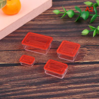 【Youer】 4pcs 1/12 dollhouse MINI Fresh keeping Box กล่องอาหารกลางวันรุ่น KITCHEN Tableware