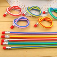 5 Piece Magic Bendy Flexible Soft Pencil With Eraser Stationery Cute Candy Color School Office Supplies