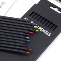 Pen Stationery New Color Painting For 12 Office Painting Pencils Lead Wooden Pencils Students Color Black Gifts Pencil Writing Drawing Drafting