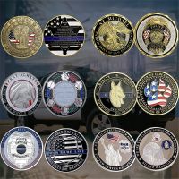 【YD】 Thin Officer Coin Set St. Michael Memorial Law Enforcement Collectibles Collection 6 Coins