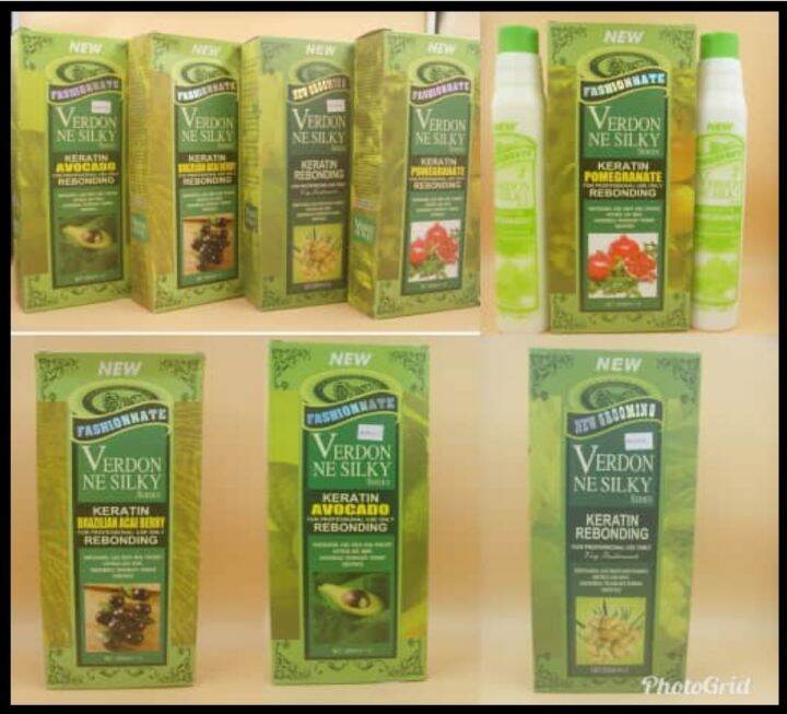 Verdon keratin Ne Silky Rebonding 800ml 1&2 5004 Lazada PH