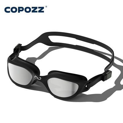 Copozz แว่นตาว่ายน้ำกันน้ำ VISTEX ป้องกันหมอกแว่นตากันน้ำซิลิโคนแบบปรับได้อุปกรณ์ว่ายน้ำมืออาชีพ