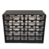 25 Multi-grid Drawer Parts Box Wall-mounted Screw Classification Component Box Tool Case electronic components Storage ToolBox