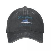 Marathon Florida Keys Sailfish Design Cowboy Hat Cap foam party hats Trucker Hats Woman Mens