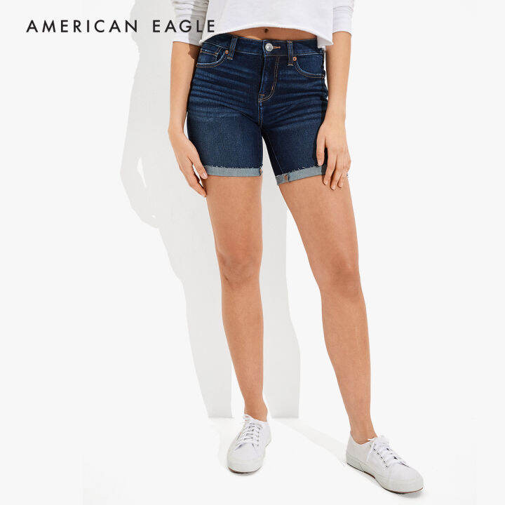 american-eagle-dream-low-rise-denim-bermuda-short-กางเกง-ยีนส์-ผู้หญิง-ขาสั้น-เบอร์มิวด้า-เอวต่ำ-nwss-033-7052-738