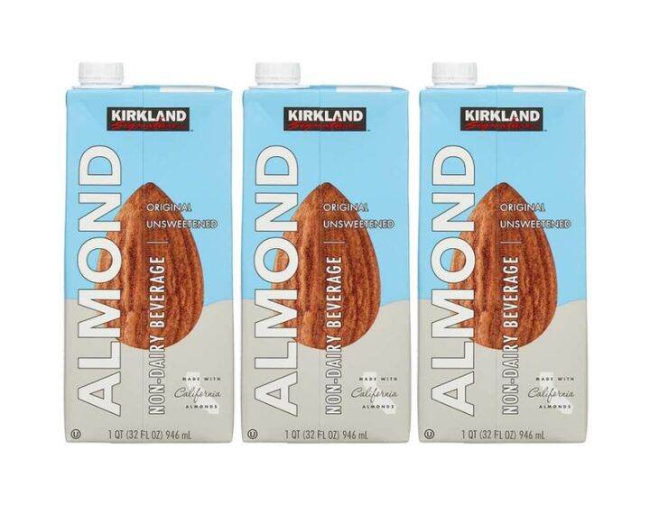 Kirkland Signature Almond NonDairy Beverage, Original Unsweetened, 32