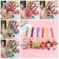 FUYONG มิสเตอร์มันฝรั่งหัว พวงกุญแจเบสไลท์เยียร์ สามตา ไม้ดี้ Mr.potato HEAD keyring จี้ตุ๊กตา Lotso จี้ตุ๊กตาสามตา ของขวัญวันเกิดของขวัญ