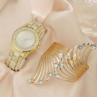 【YF】✇  Round Luxury Fashion Womens Watch Punk Set