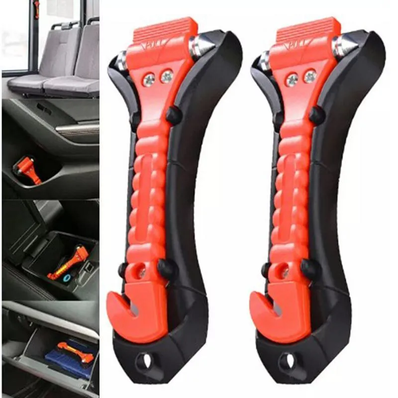 LCX 2 In 1 Mini Car Safety Hammer Life Saving Escape Emergency
