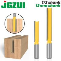 1 ชิ้นตรง / Dado Router Bit 1/2－Dia X 2－X 3－ความยาว－1/2－12 มม. ก้านงานไม้ตัดไม้ เครื่องมือตัดไม้