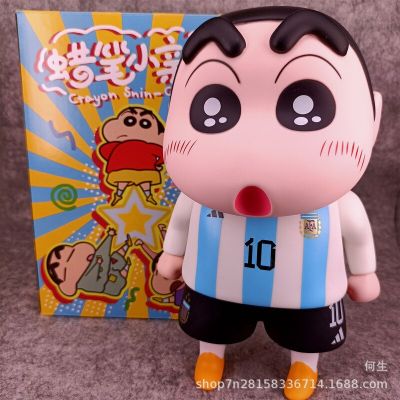 Crayon Shin-Chan ภาพอนิเมะใหญ่21ซม. เครื่องตกแต่งพีวีซีดาวฟุตบอล Series3รุ่นแฟนๆของสะสมของขวัญตุ๊กตาน่ารักสำหรับเด็ก