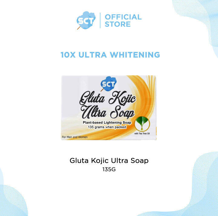 SCT Gluta Kojic Ultra SOAP Plantbased Lightening SOAP; 1Piece x 135