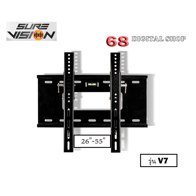 โปรพิเศษ-รุ่น-v7-ขาแขวนทีวีติดผนังรองรับขนาดจอ-26-55-ทุกรุ่นทุกยี่ห้อ-ปรับก้มได้-20-องศา-ราคาถูก-ขาแขวน-ขาแขวนทีวี-ขาแขวนลำโพง-ที่ยึด-ที่ยึดทีวี-ขาแขวนยึดทีวี