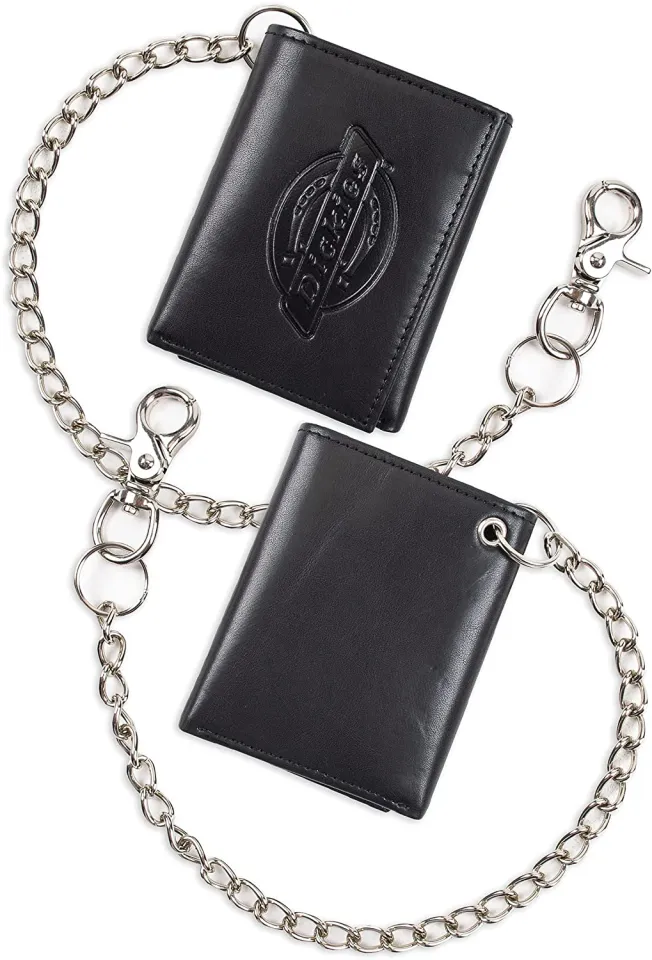 Dickies Men's Trifold Chain Wallet