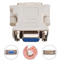 High Quality VGA 15 Pin PC Laptop Female to 24+1 pin DVI-D Male Adapter Converter Wholesale Mayitr