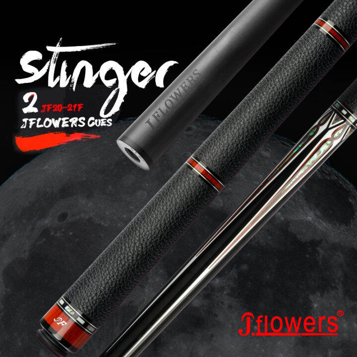 Jflowers Billiard Carbon Fiber Pool Cue Stick 12.5mm Tip Real Inlay Cue